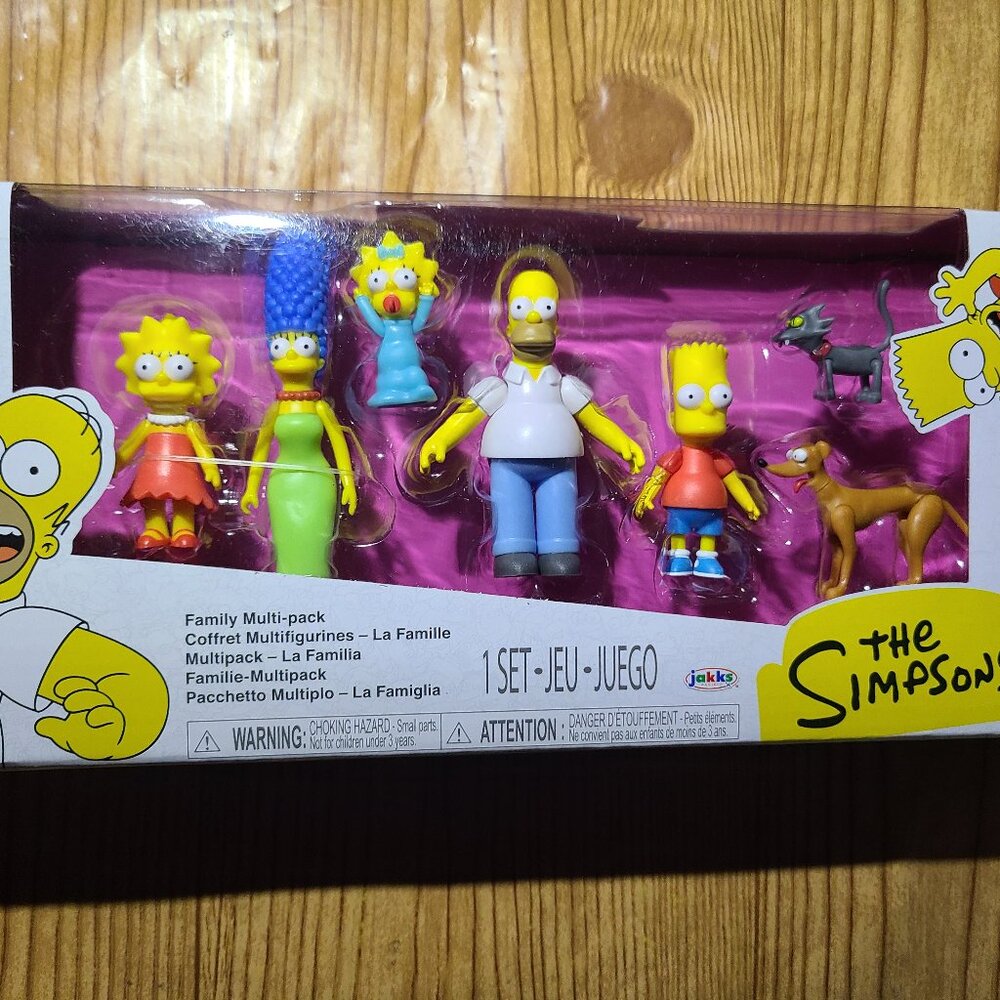 Sjmpsons Family 3” Jakks The Simpsons mini figure (NEW)